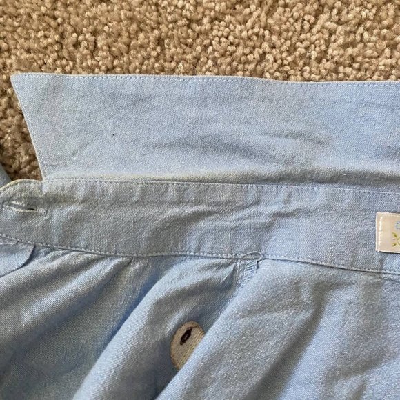 Casey Coleman Button-Up Long Sleeve  Embroidered Reindeer Cotton Shirt S #302 - Picture 3 of 8